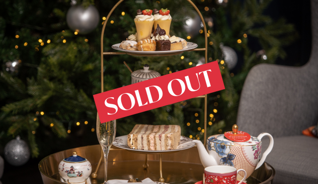 Afternoon Tea with sold out banner